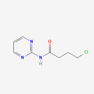 molecular formula C8H10ClN3O B1350435 4-chloro-N-(pyrimidin-2-yl)butanamide CAS No. 27179-31-3