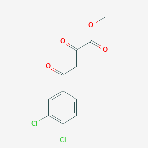 molecular formula C11H8Cl2O4 B1350436 4-(3,4-二氯苯基)-2,4-二氧代丁酸甲酯 CAS No. 374679-63-7
