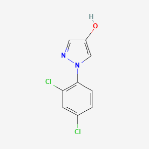 molecular formula C9H6Cl2N2O B1350438 1-(2,4-dichlorophenyl)-1H-pyrazol-4-ol CAS No. 77458-39-0