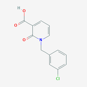 molecular formula C13H10ClNO3 B1350440 1-(3-Chlorobenzyl)-2-Oxo-1,2-Dihydro-3-Pyridinecarboxylic Acid CAS No. 338754-68-0