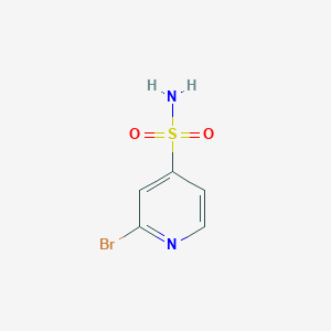 molecular formula C5H5BrN2O2S B13504402 2-Bromopyridine-4-sulfonamide 