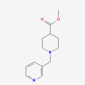 molecular formula C13H18N2O2 B13504446 Methyl 1-[(pyridin-3-yl)methyl]piperidine-4-carboxylate 