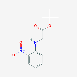 molecular formula C12H16N2O4 B13504449 Tert-butyl 2-[(2-nitrophenyl)amino]acetate 