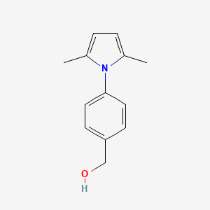 molecular formula C13H15NO B1350448 [4-(2,5-dimethyl-1H-pyrrol-1-yl)phenyl]methanol CAS No. 773870-17-0