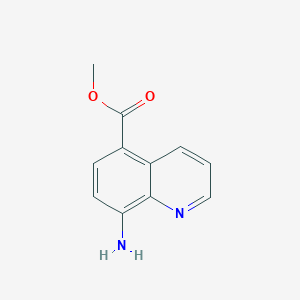 molecular formula C11H10N2O2 B13504508 Methyl8-aminoquinoline-5-carboxylate 