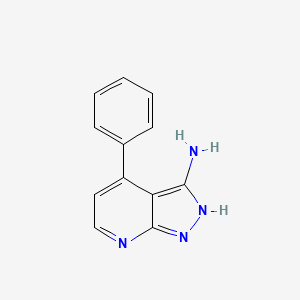 4-Phenyl-1H-pyrazolo[3,4-b]pyridin-3-ylamine