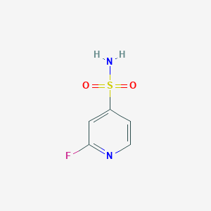 molecular formula C5H5FN2O2S B13504546 2-Fluoropyridine-4-sulfonamide 