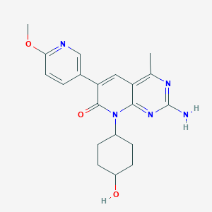 molecular formula C20H23N5O3 B13504613 Pfe-pkis 40 