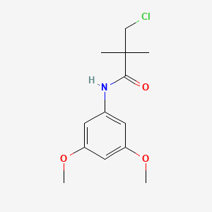 3-chloro-N-(3,5-dimethoxyphenyl)-2,2-dimethylpropanamide