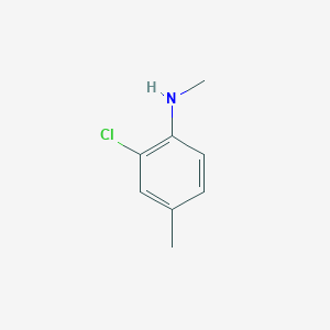 molecular formula C8H10ClN B13504789 2-chloro-N,4-dimethylaniline 