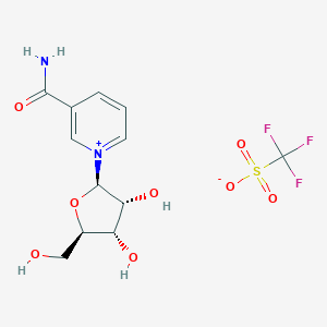molecular formula C12H15F3N2O8S B135048 Nicotinamide Riboside Triflate CAS No. 445489-49-6