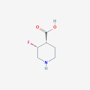 molecular formula C6H10FNO2 B13504813 (3R,4S)-3-Fluoropiperidine-4-carboxylic acid 