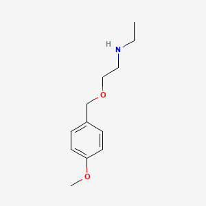 molecular formula C12H19NO2 B13504819 Ethyl({2-[(4-methoxyphenyl)methoxy]ethyl})amine 