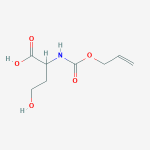 molecular formula C8H13NO5 B13504844 N-[(2-Propen-1-yloxy)carbonyl]-L-homoserine 