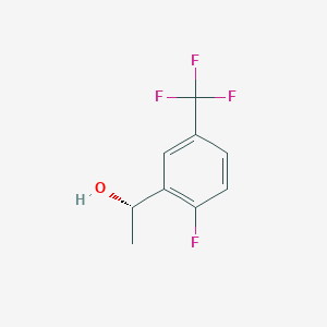 molecular formula C9H8F4O B13504849 (S)-1-(2-Fluoro-5-(trifluoromethyl)phenyl)ethan-1-ol 