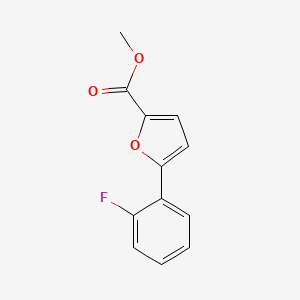 molecular formula C12H9FO3 B13504962 Methyl 5-(2-fluorophenyl)furan-2-carboxylate 