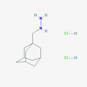 molecular formula C11H22Cl2N2 B13504987 [(Adamantan-1-yl)methyl]hydrazine dihydrochloride 