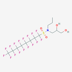 molecular formula C14H14F17NO4S B1350500 N-Propyl-N-(2,3-dihydroxypropyl)perfluoro-n-octylsulfonamide CAS No. 2262-49-9