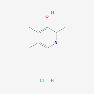 molecular formula C8H12ClNO B13505003 2,4,5-Trimethylpyridin-3-ol hydrochloride 