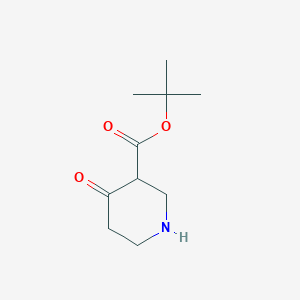 molecular formula C10H17NO3 B13505095 tert-Butyl 4-oxopiperidine-3-carboxylate 