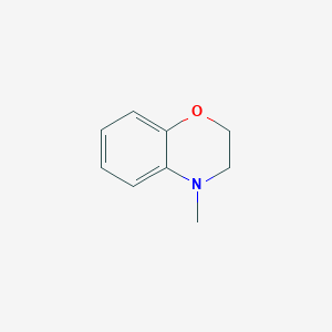 molecular formula C9H11NO B1350514 2H-1,4-Benzoxazine, 3,4-dihydro-4-methyl- CAS No. 77901-22-5