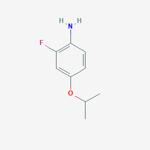 molecular formula C9H12FNO B1350519 2-Fluoro-4-isopropoxyaniline CAS No. 154080-04-3
