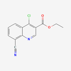Ethyl 4-chloro-8-cyanoquinoline-3-carboxylate