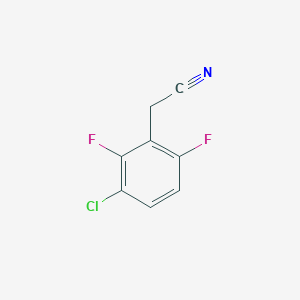 molecular formula C8H4ClF2N B1350543 3-Chloro-2,6-difluorophenylacetonitrile CAS No. 261762-55-4