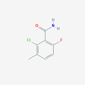 molecular formula C8H7ClFNO B1350548 2-Chloro-6-fluoro-3-methylbenzamide CAS No. 286474-60-0