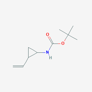 molecular formula C10H17NO2 B135055 1-(Boc-amino)-2-vinylcyclopropane CAS No. 134716-46-4