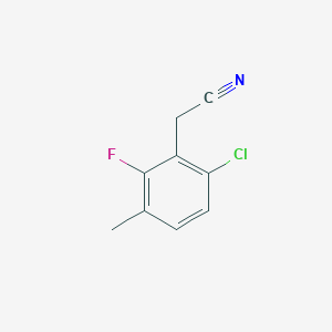 molecular formula C9H7ClFN B1350552 6-Chloro-2-Fluoro-3-Methylphenylacetonitrile CAS No. 261762-95-2
