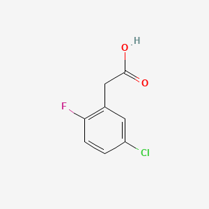 molecular formula C8H6ClFO2 B1350554 5-Chloro-2-fluorophenylacetic acid CAS No. 261762-97-4
