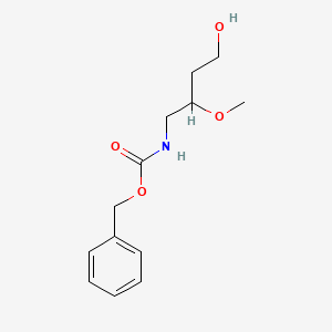 molecular formula C13H19NO4 B13505540 Benzyl (4-hydroxy-2-methoxybutyl)carbamate 
