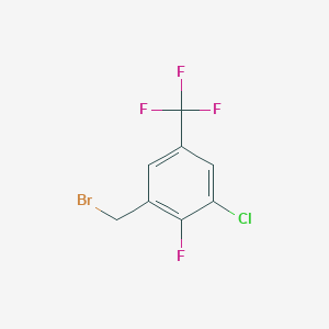 molecular formula C8H4BrClF4 B1350555 3-Chloro-2-fluoro-5-(trifluoromethyl)benzyl bromide CAS No. 261763-09-1