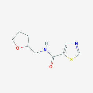 molecular formula C9H12N2O2S B13505567 N-[(oxolan-2-yl)methyl]-1,3-thiazole-5-carboxamide 