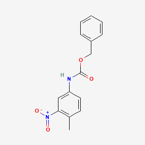 molecular formula C15H14N2O4 B13505580 benzyl N-(4-methyl-3-nitrophenyl)carbamate 
