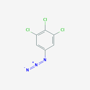 molecular formula C6H2Cl3N3 B13505591 5-Azido-1,2,3-trichlorobenzene 