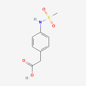 molecular formula C9H11NO4S B1350561 4-(Methylsulphonylamino)phenylacetic acid CAS No. 56205-88-0