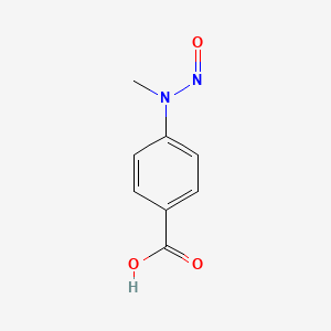 molecular formula C8H8N2O3 B13505614 4-[Methyl(nitroso)amino]benzoic acid CAS No. 5757-76-6