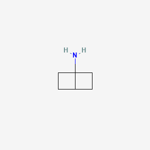 molecular formula C6H11N B13505655 Bicyclo[2.2.0]hexan-1-amine 