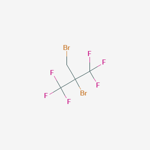 molecular formula C4H2Br2F6 B1350566 2,3-Dibromo-2-(trifluoromethyl)-1,1,1-trifluoropropane CAS No. 247220-90-2