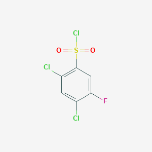 molecular formula C6H2Cl3FO2S B1350567 2,4-Dichloro-5-fluorobenzenesulfonyl chloride CAS No. 874773-65-6