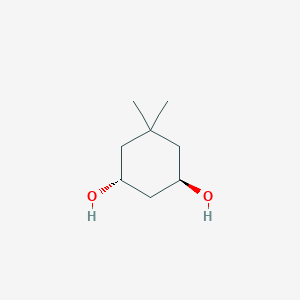 molecular formula C8H16O2 B13505686 rac-(1R,3R)-5,5-dimethylcyclohexane-1,3-diol, trans 