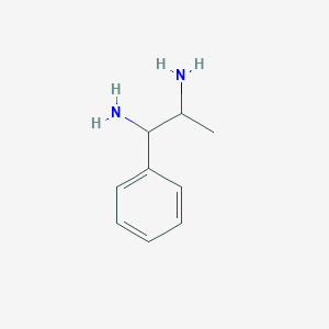 molecular formula C9H14N2 B13505725 1,2-Diamino-1-phenylpropane 