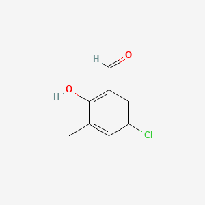 molecular formula C8H7ClO2 B1350578 5-Chloro-2-hydroxy-3-methylbenzaldehyde CAS No. 23602-63-3