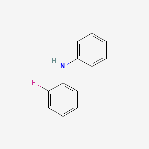 molecular formula C12H10FN B1350581 2-fluoro-N-phenylaniline CAS No. 328-20-1