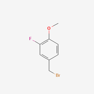 molecular formula C8H8BrFO B1350582 3-Fluoro-4-methoxybenzyl bromide CAS No. 331-61-3