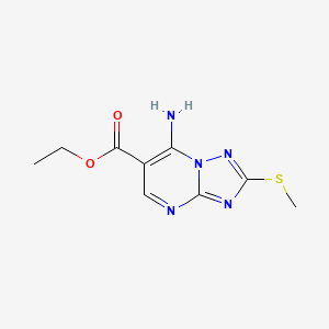 Ethyl 7-Amino-2-(methylthio)[1,2,4]triazolo[1,5-a]pyrimidine-6-carboxylate