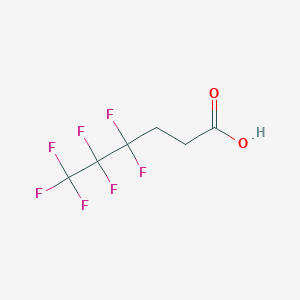 molecular formula C6H5F7O2 B1350591 4,4,5,5,6,6,6-heptafluorohexanoic acid CAS No. 356-02-5