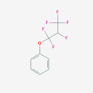 molecular formula C9H6F6O B1350595 1,1,2,3,3,3-Hexafluoropropoxybenzene CAS No. 357-98-2